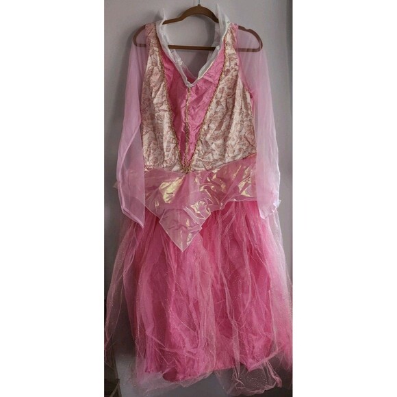 Disney Sleeping Beauty Aurora Adult Costume Pink Size XXL - Picture 1 of 7